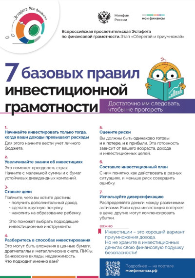 Правила инвестиционной грамотности. Правила инвестиционной грамотности.